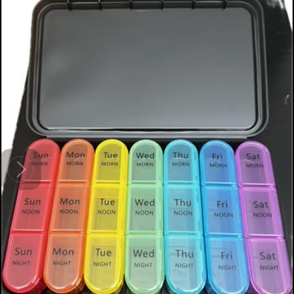 Weekly pill organizer for $15